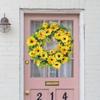 Artificial Sunflowers Wreath Front Door Wreath Spring Wreath for Front Door Farmhouses Garden Wedding Decorations