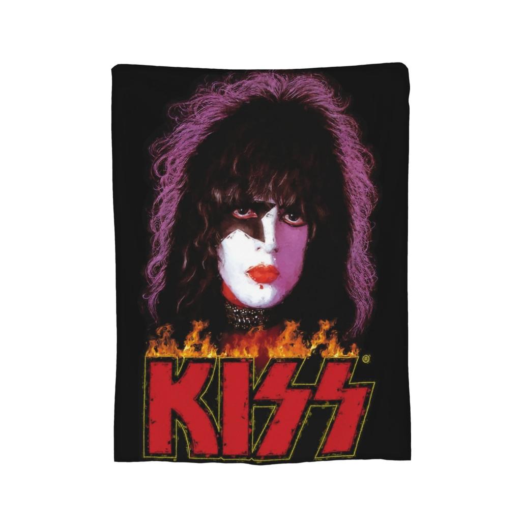 K-Kiss Band Blankets Fleece Decoration   Multifunction Ultra-Soft Throw Blanket for Sofa Outdoor Bedding Throws