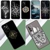 World Map Compass Nautical For Samsung Galaxy A34 A54 A14 A53 A13 A33 A23 A73 A51 A71 A12 A22 A32 A52 Case Cover
