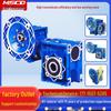 NMRV63 Dual-Stage Gear Reducer with Dual Output Shafts & Flange