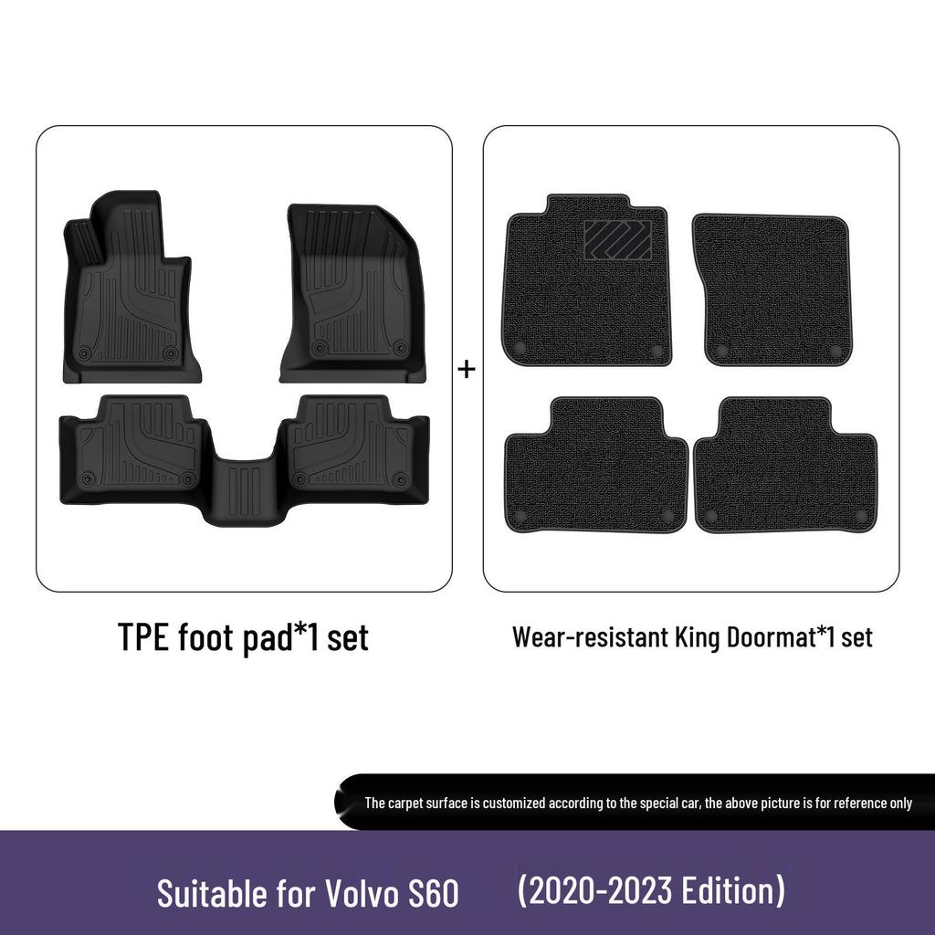 Volvo S60 Eco-friendly TPE 3D All-Weather Floor Mats