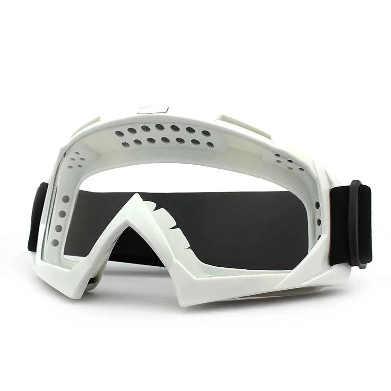 Transparent Skiing Goggles Windproof Motorcycle Goggles Cycling Sunglasses HD Anti-Fog Snow Goggle Outdoor Sports Ski Glasses