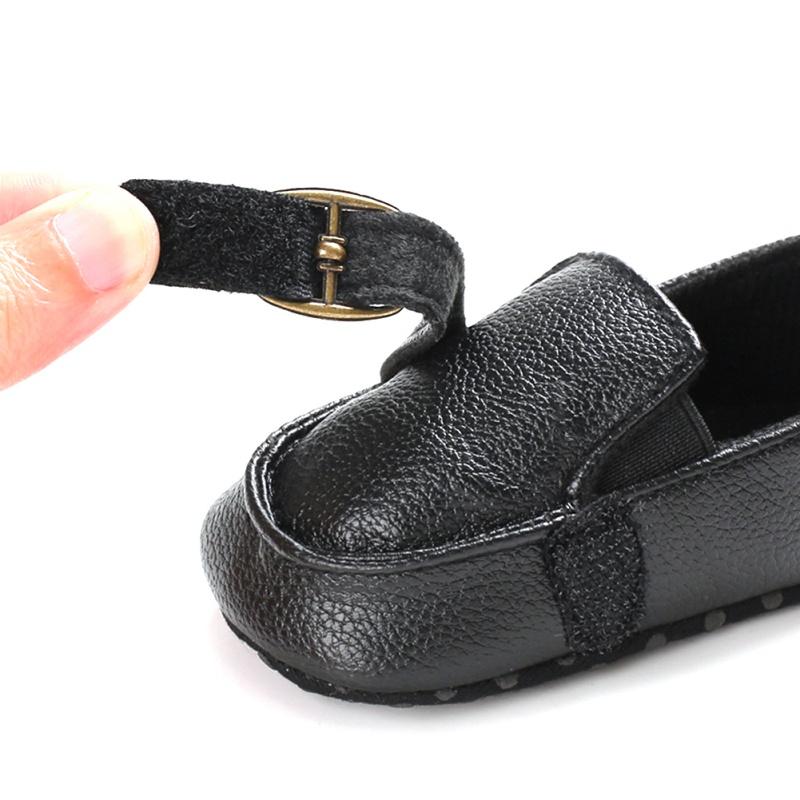 Baby Boys Breathable Anti-Slip Casual Sneakers Toddler Soft Soled PU Shoes