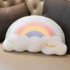 INS HOT Candy Color Cloud Star Plush Pillow Colorful Rainbow Crown Pillow Cushion Sofa Home Decoration Throw Pillow Toy