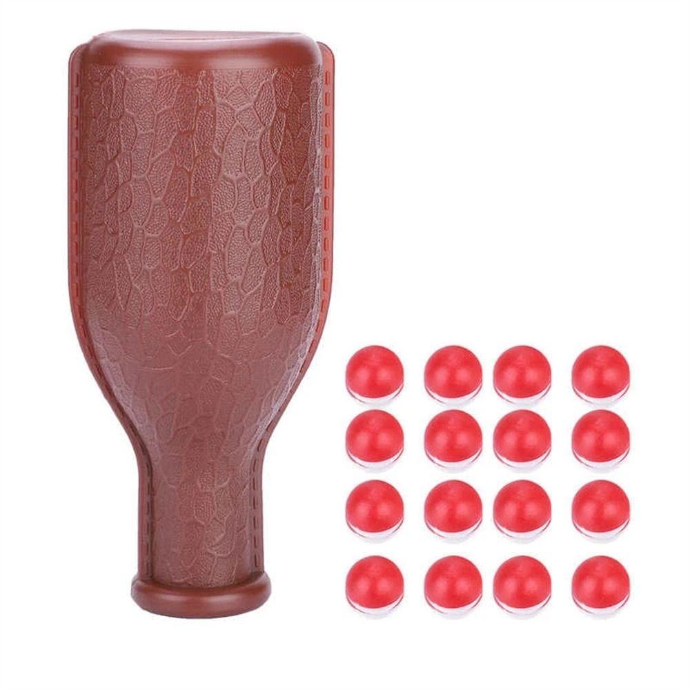 Tally Peas Billiard Kelly Pool Brown Billiard Tally Balls Billiard Shake Bottle  Entertainment