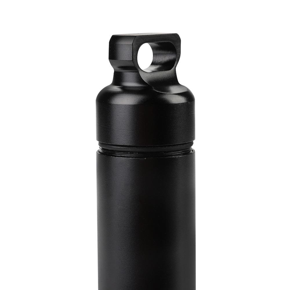 Aluminum Alloy Medicine Container Waterproof Pill Box Durable Pill Bottle  Climbing Expeditions