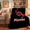 Club Sport La Alajuelense Custom Flannel Blankets Soft Warm Cozy Throws for Home Decor Holiday Gifts