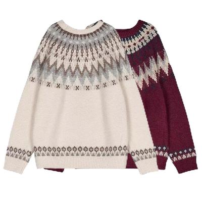 Men’s Soft Knit Fair Isle Sweater - Autumn/Winter 2025 Collection: Casual, Versatile, and Perfect for the Christmas Season