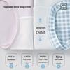 Yiershuang Women's High-Waist Antibacterial Cotton Briefs