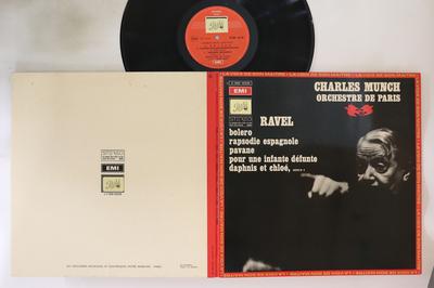 LP Record CHARLES MUNCH, ORCHESTRE DE PARIS - Ravel: Bolero, Rapsodie Espagnole,  2C06910239 PATHE France Classical Used