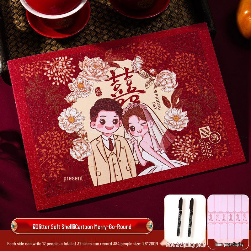 Wedding Gift Money Ledger & Guest Sign-In Book