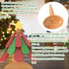 Christmas Tree Silicone Trivets Heat Resistant Pot Holders with Suction Base Festive Tabletop Ornaments Holiday Kitchen Decor