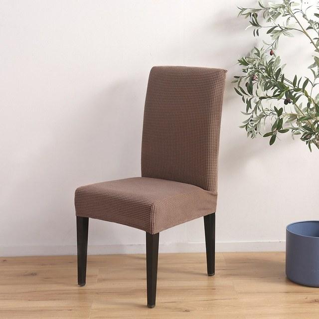 Chair Cover Water Resistant Spandex Jacquard For Dining Room Restaurant Banquet Party Hotel Wedding Water Repellent 1pc