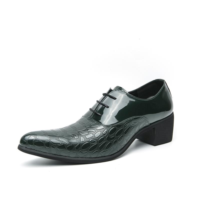 Luxury Brand Pointed Chelsea Shoes Lace Up Luxury Gold Party Men's Formal Shoes High-end Business Casual Shoes for Men's