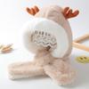 Knitting Children Plush Beanie Cloth Accessories Solid Neckerchief Cute Scarf Hat Set  Girls