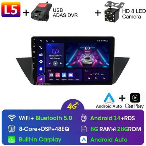 For BMW X1 E84 2009-2012 Multimedia Car Radio Video Players Android Auto CarPlay 2 din no dvd 4G WIFI Gps Navigation Android 14