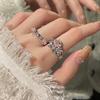 Sugar Paper Color Love Zir*****Pen Ring Niche Design Stacking Wearing Personalized Sweet Sister High Sense Light Luxury Index Finger Ring