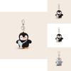 Back Fish Penguin Plush Keychain With Soft Fabric For Kids School Bag Decor