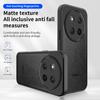 KEYSION Matte Translucent Black Phone Case for HONOR X9c 5G Soft Silicone+PC Clear Shockproof Cover for Huawei Magic 7 Lite 5G
