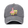 Cappellino da Baseball Carino alla Moda di SpongeBob Film Cartone Animato Personaggio Adulti Uomini Donne Sportivo Casual Protezione Solare Regolabile Anime Visiera Rete Cappello
