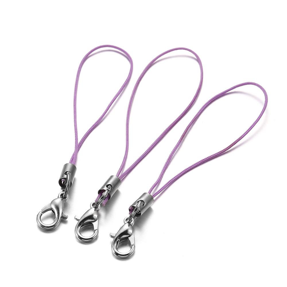 Lobster Clasp Nylon Phone Strap Doll Lanyard Jewelry Craft Accessory