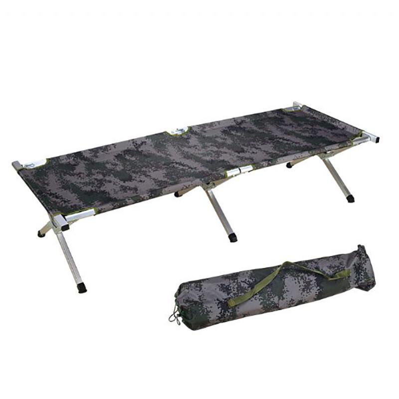 Portable Aluminum Folding Camp Bed for Outdoor/Indoor Use Military Bed