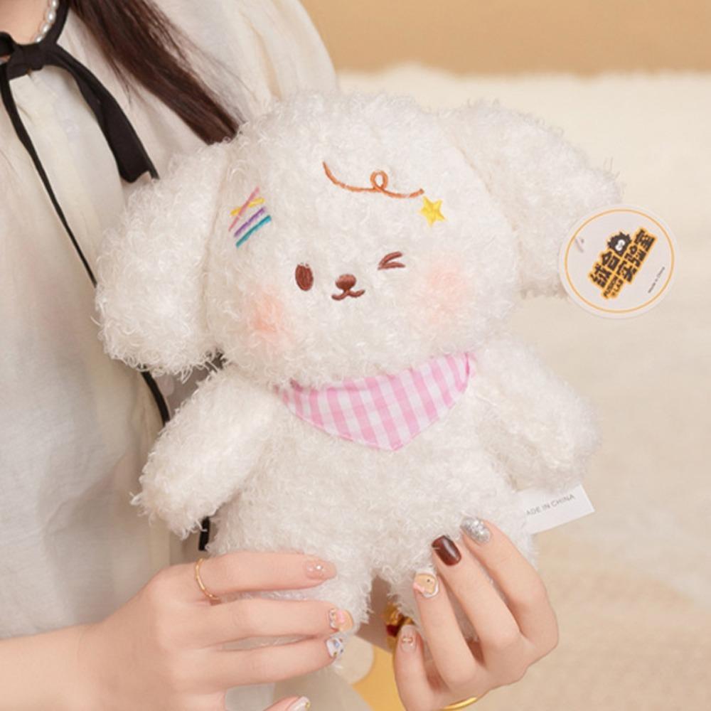 Soft Little Dog Plush Toy Puppy White Dog Doll Creative Small Dog Plush Doll  Birthday Gift