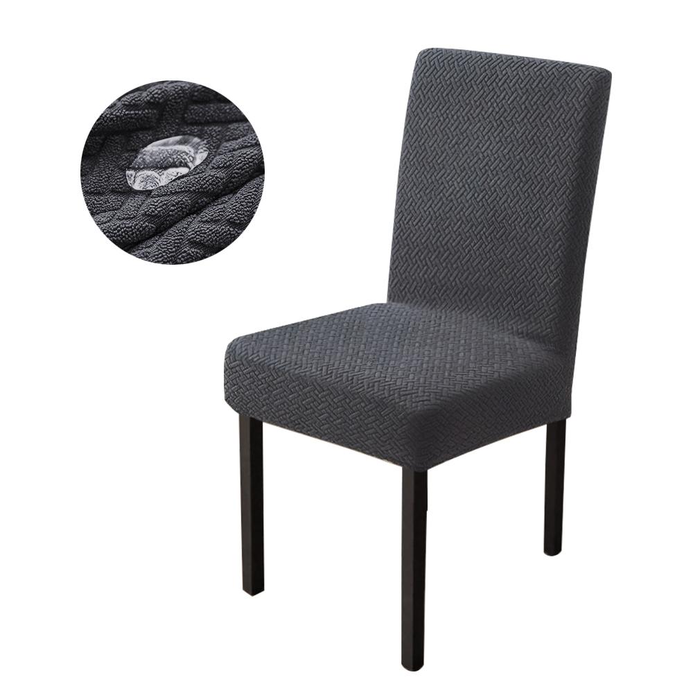 Universal Stretch Chair Cover With Back For Wedding Dining Room Home Furniture Seat Protector