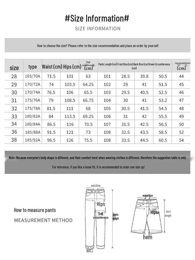 Izzueit Men's Loose Fit Straight Leg Cotton Workwear Jeans