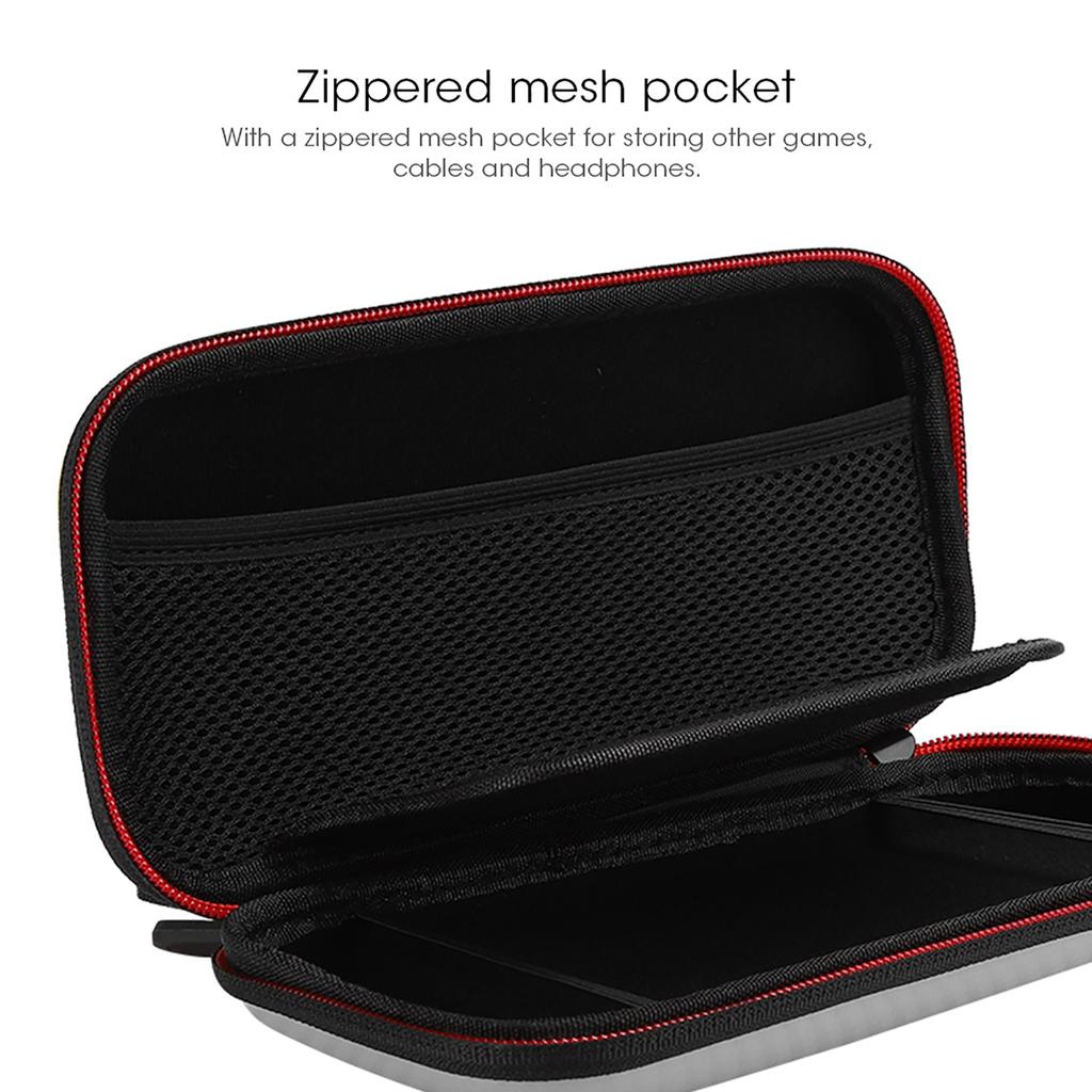 Portable Grassmat Grain Game Machine Storage Bag Protective Casing Accessory for Nintendo Switch Litegray