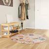 VidaXL Washable Multicolored Rug Ø 120 Cm Non-slip 136584