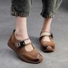 Johanature Retro Lightweight Flats Genuine Leather Casual Comfort Versatile Women's Shoes