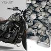 Car Sticker Vinyl Ghost Off-road Vehicle Wrapping Film Skull Halloween Skateboard Graffiti Motorcycle Black Wrap Bicycle Bodies