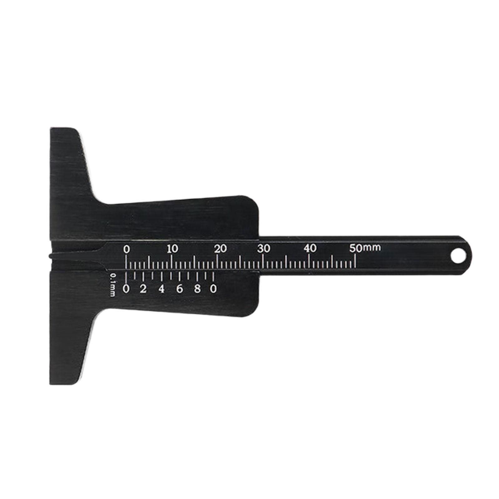 

Professional Tire Thread Depth Gauge for Tire Treads Assessment on Various Vehicles Including Car and Bikes Portable чорний
