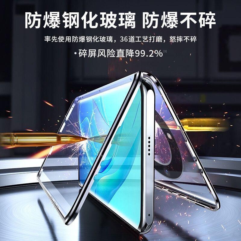 360 Metal Full Protection Tempered Glass Case for POCO F8 Ultra F8pro Shockproof Bumper Back Cover for Redmi K90 Pro Max