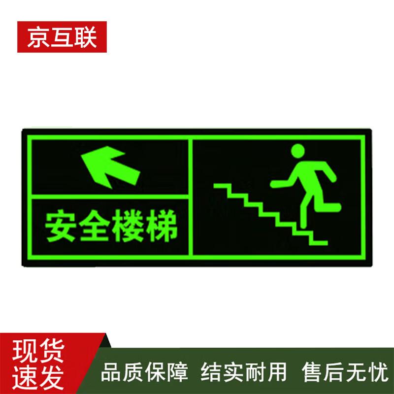 Luminous Safety Exit Sign Wall Stickers
