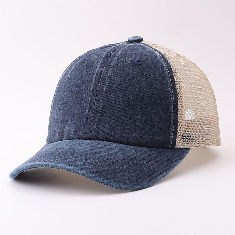 Classic Cowboy Truck Driver Baseball Cap American Mesh Breathable Shade Cap Spot