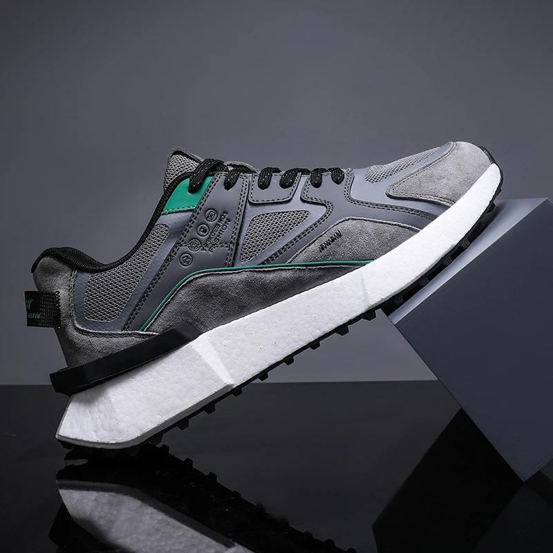 Pánské boty Tenisky Pánské tenisky Luxusní boty Pánské ležérní Trenér Závody Prodyšné módní povaleče na běhání Boty pro muže