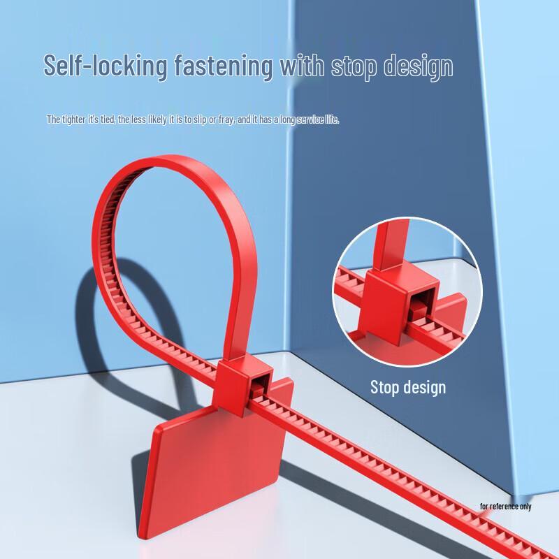 Shengwei CNL1100E Self-locking Nylon Cable Ties with Label Tag