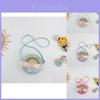 Adorable Rainbow Crossbody Bag For Girls Fashionable Princess Style With Zipper Closure