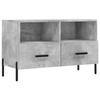 VidaXL Meuble TV Gris béton 80x36x50 cm Bois d'ingénierie 828984