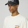 MAGOODGAN Headwear 9317 Chain-Embroidered Black Denim Ballcap