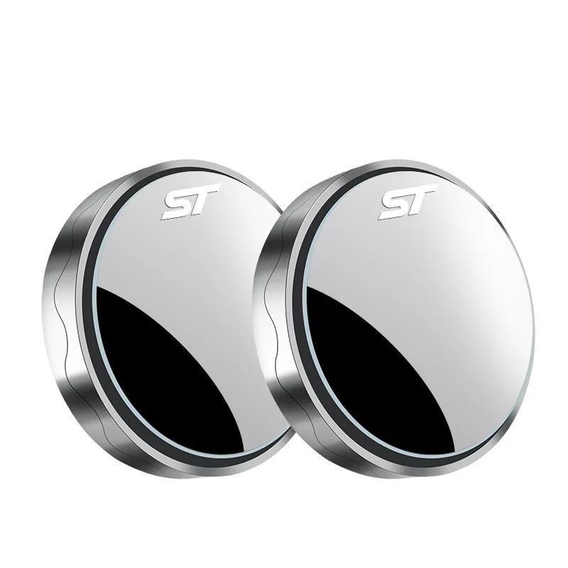 

Car Sticker Hot For Ford 2Pcs Car Rearview Sucker Mirrors 360° Blind Spot Mirror For Ford Fiesta MK7 Mondeo MK4 ST Focus MK1 MK2
