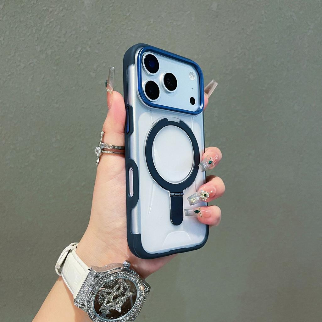 Kirin bracket applies to iPhone17Promax mobile phone case Apple 16Pro skin matte 15Pro protective case