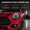4PCS Glossy Balck Front Grille Trim Strip for F55/F56/F57/One Cooper S JCW 2014+