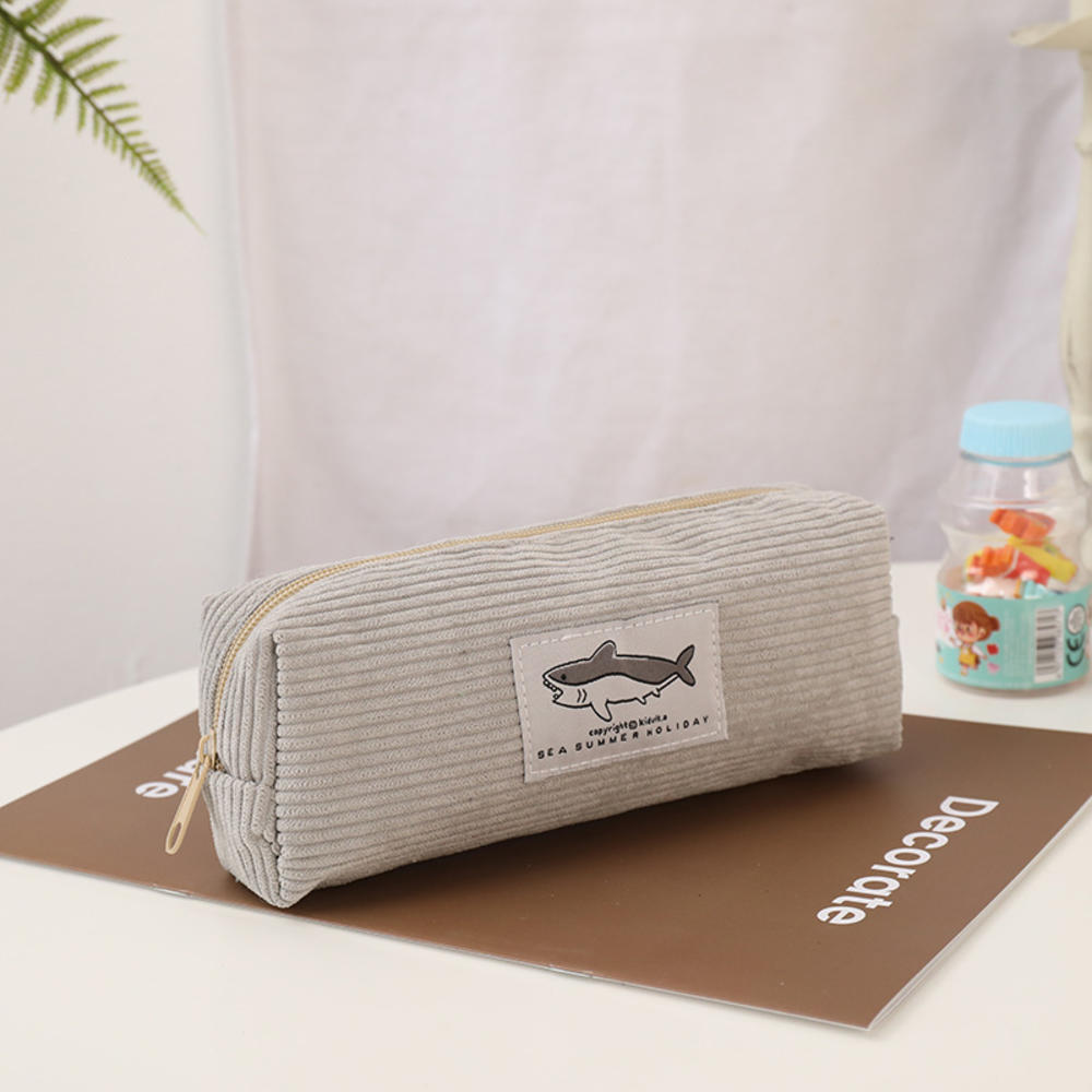 Cute Lamb Hair Pencil Bag Travel Cosmetic Make Up Organizer Large Capacity Zipper Soft Pen Case Stationery School Supplies