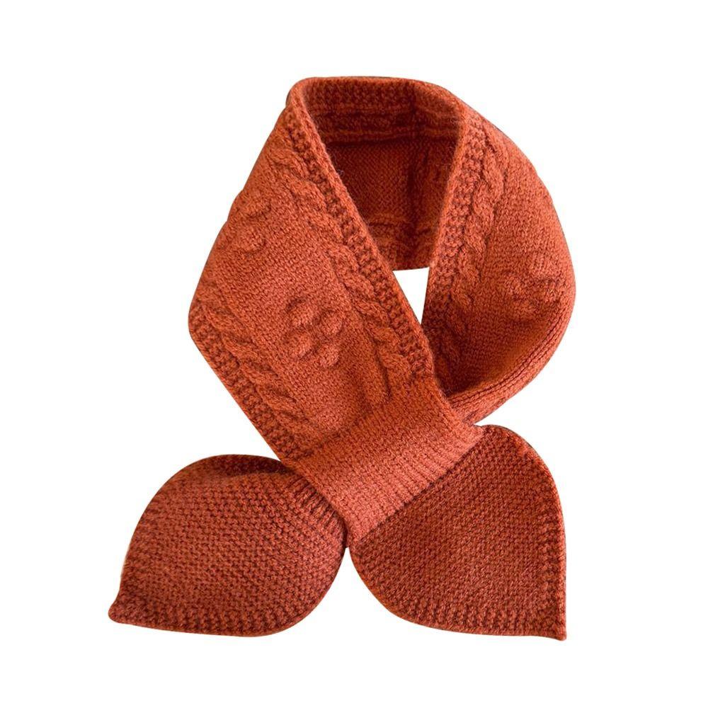 Warm Kids Winter Scarf Thick Children Shawl Simple Neck Warmer Outdoor