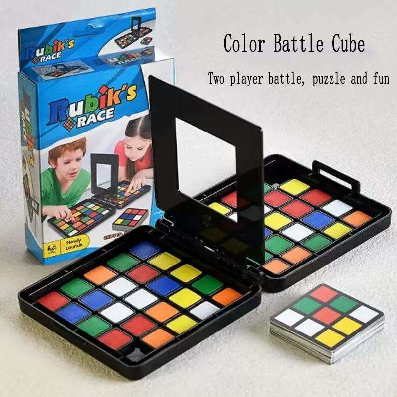 Kids Color Battle Square Race**Game Parent-Child Square**Desktop Puzzles Learning Educational Toys Anti Stress Boys Girls Gifts