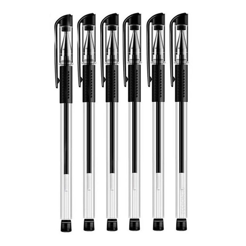 6-25Pc 05mm Gel Pen Kit Neutral Pen Black/Blue/Red Color Replacable Refill Smooth Writing School Stationery Supplies