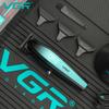 New VGR 9000RPM Powerful Electric Cordless Hair Clipper with Base Rechargeable Smart Digital Display LED LCD Shaver Hair Clipper Shape Carving V-992